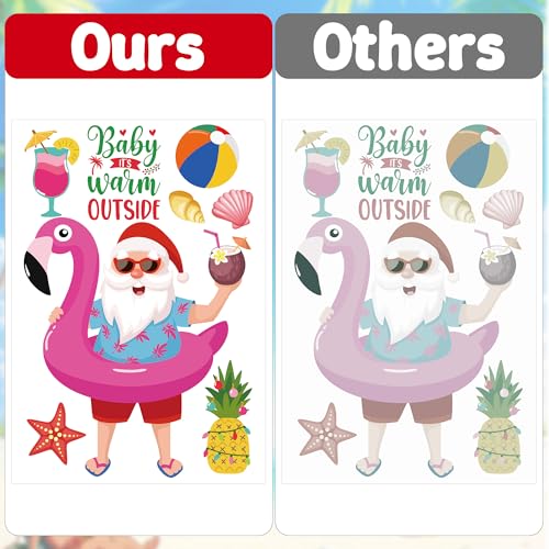 Christmas July Window Clings (9 Count)