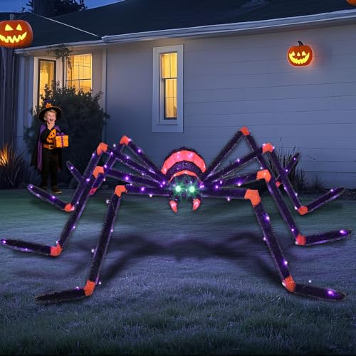 Halloween Decorations Giant Spider 6.8ft