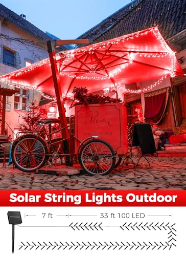 Solar String Lights Outdoor (40 Foot)