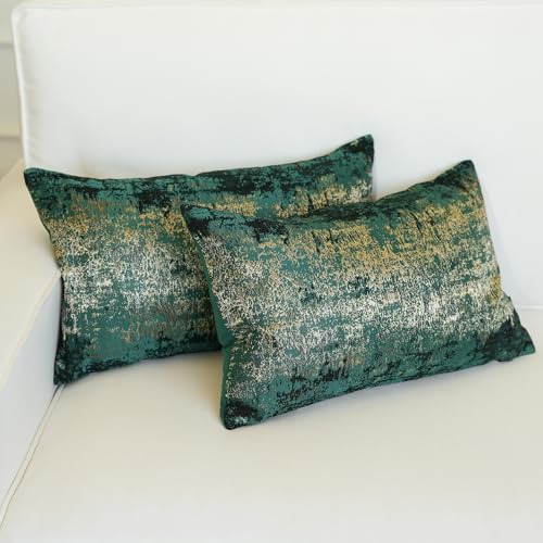 Pack of 2 Modern Christmas Throw Pillow Covers 12x20 (2 Count)