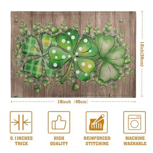 St Patricks Day Eucalyptus Leaves Placemats Set of 4 (4 Count)