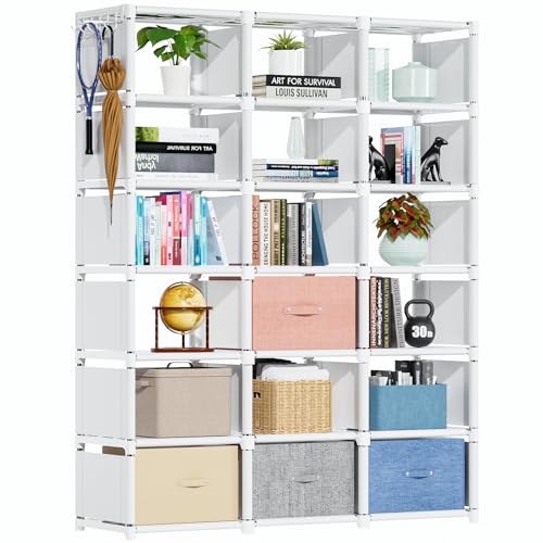 Book Shelf 18 Cube Storage Organizer (18 Count)