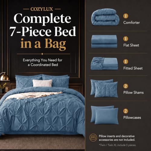 Full Size Comforter Sets Grayish Blue