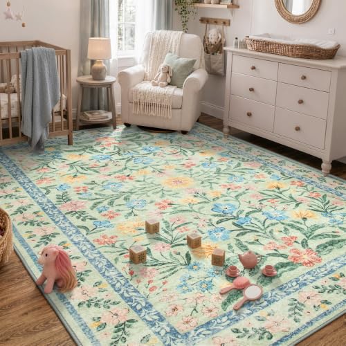 Machine Washable 5x7 Area Rug