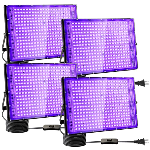 4 Pack 300W Black Lights (4 Count)