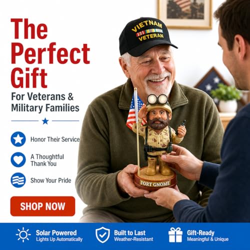 Military Garden Gnome