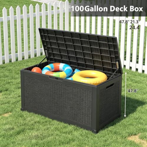 110 Gal Outdoor Storage Box Waterproof