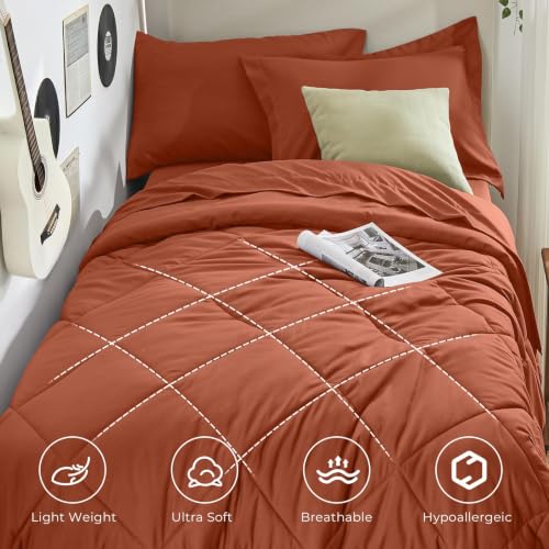 5 Piece Twin Comforter Set