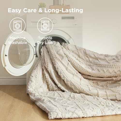 Tufted Boho Comforter Set King Size