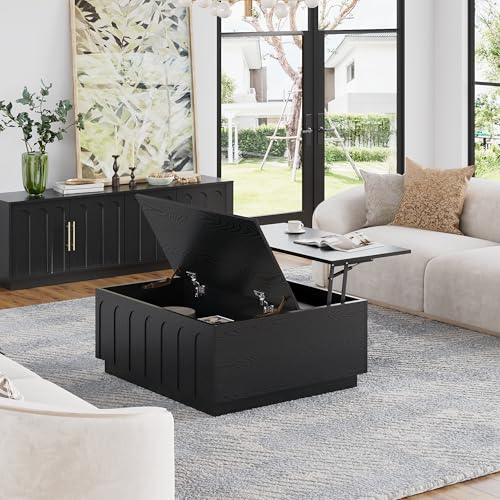 31.5" Lift Top Coffee Table with Storage
