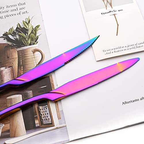 24 Piece Rainbow Flatware (12.99 Count)