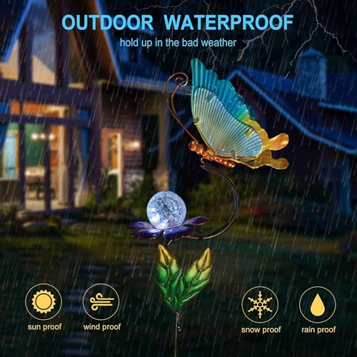 Solar Butterfly Garden Lights