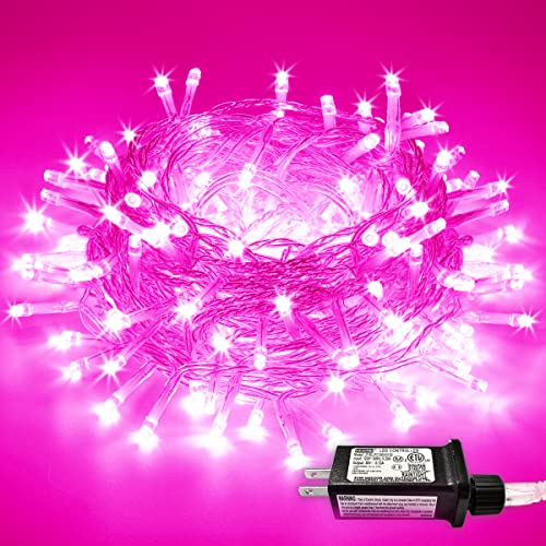 200 LED Pink Lights for Room Decor (66 Foot)