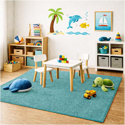 Soft & Colorful 12' x 15' Kids Classroom Area Rug