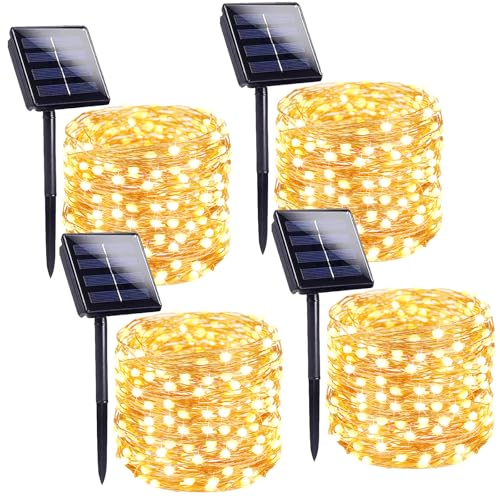 Solar String Lights Outdoor (4 Count)