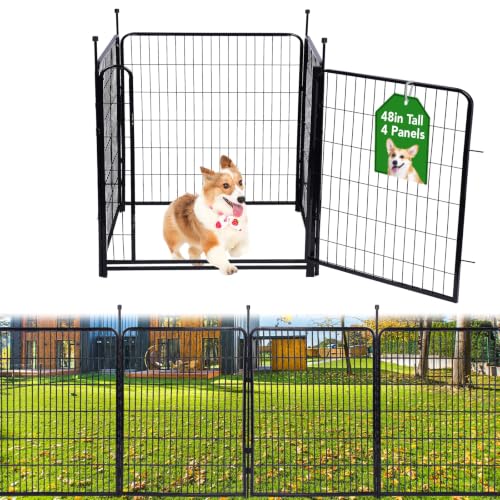 Tall Garden Fence Animal Barrier (4 Count)