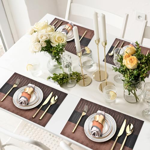 Brown Placemats Set of 6 (6 Count)