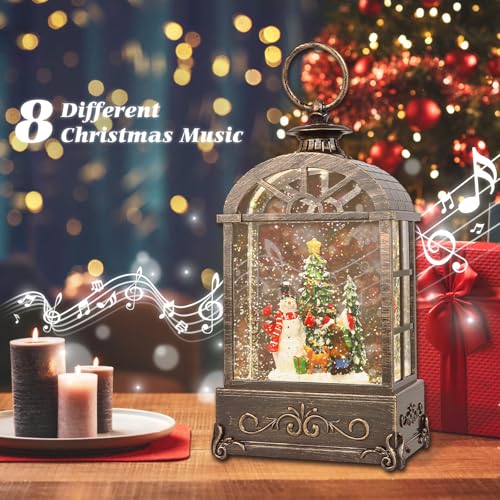 Christmas Snow Globe Lantern