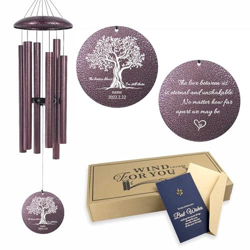 Personalized Wind Chimes for Loss of Mother