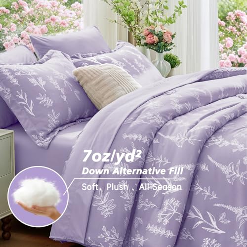 Lavender Twin Comforter Set