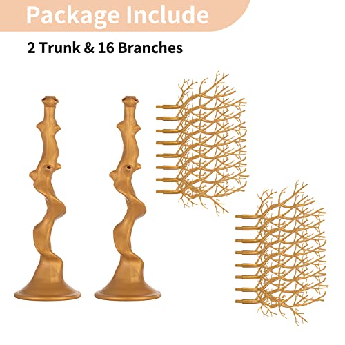 Gold Christmas Tree (2 Count)
