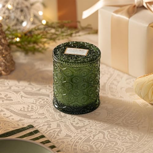 Pomegranate & Pine Scented Candles for Home (8.1 Ounce)