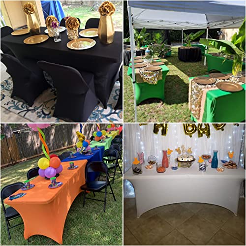 Spandex 6ft Waterproof Table Cover for Party