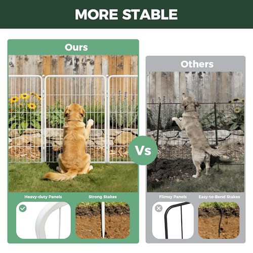 No Dig Garden Fence