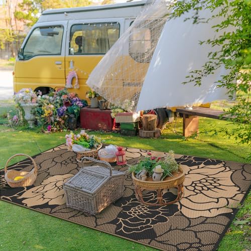 Outdoor Rug Waterproof Plastic Rugs for Patio