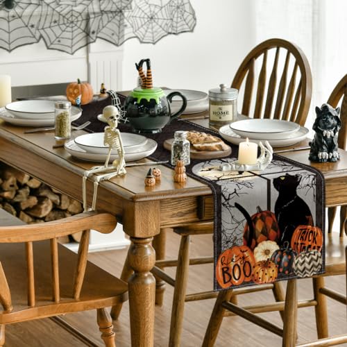 210 GSM Halloween Table Runner Home Party Decor 13x108 Inch