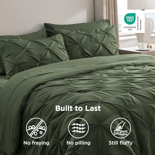 7pc Oversized Queen Comforter Set & Sheets