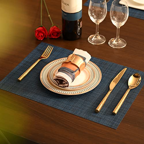 Navy Blue Placemats Set of 6 (6 Count)