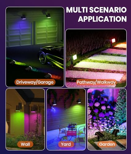 12 Pack Solar Christmas Lights Outdoor Waterproof