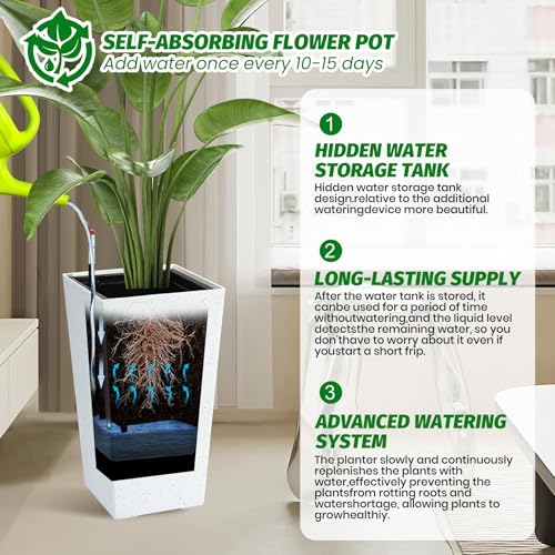 22.5" Tall Planters Set of 2 (2 Count)