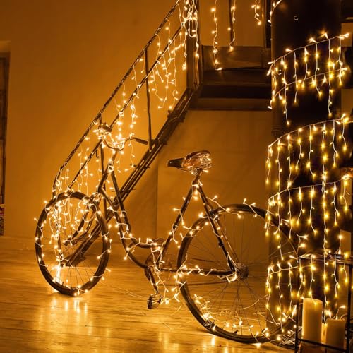 99ft Icicle Lights for Outside