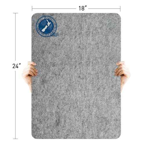 24" x 18" Wool Pressing Mat 100% New Zealand Felted Wool Ironing Mat Pad Blanket for Quilter (432 sq inch)
