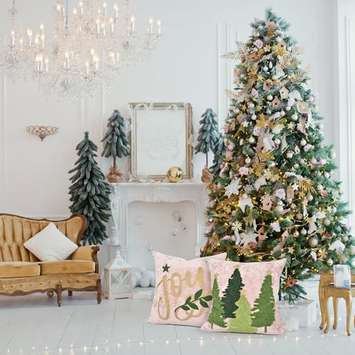 Christmas Tree Pillow Covers 18x18