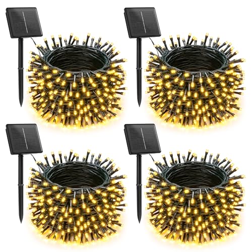 4 Pack Solar String Lights for Outside (4 Count)
