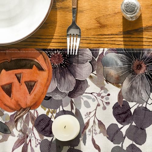 210 GSM Halloween Table Runner Home Party Decor 13x60 Inch