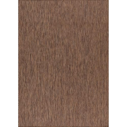Washable Indoor Outdoor Rug 6x9 Weather Resistant Area Rugs Modern Solid for Porch Deck Balcony Backyard Patio Outside Carpet (54 Sq Ft)