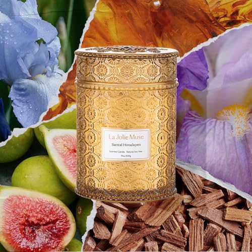 Santal Himalayen Scented Candles for Home (19 Ounce)