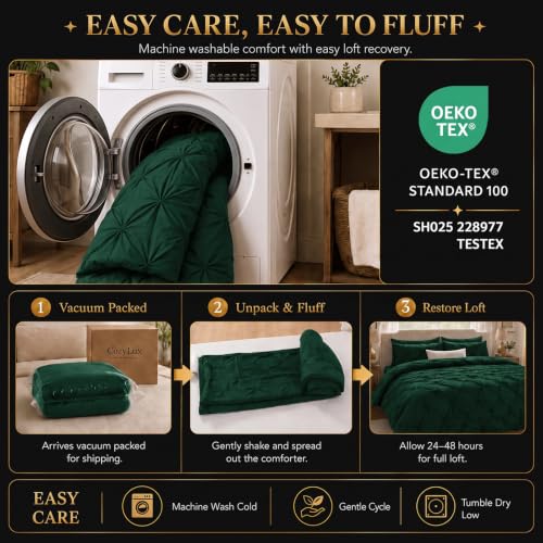 Full Size Comforter Sets Emerald Green