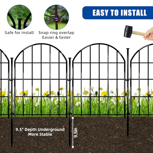 32 Pack Decorative Garden Fence (577.6 Sq Ft)