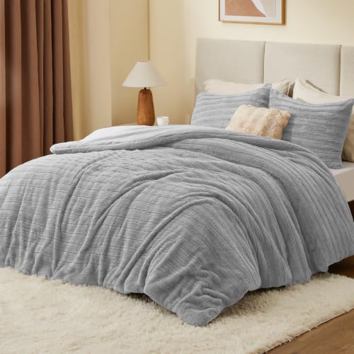Faux Fur King Size Comforter Set