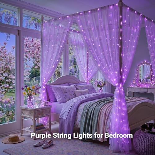 99Ft Purple Halloween Lights (99 Foot)
