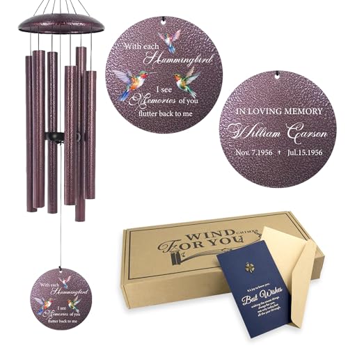 Personalized Memorial Wind Chime for Loss of Loved One 30