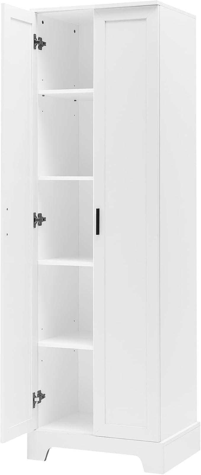 Favfurish 70" Tall Bathroom Storage Cabinet with Doors,Modern Linen Cabinets w/Adjustable Shelves & Anti-Tipping Device,Easy Assembly,Freestanding Organizer for Dining Room,Kitchen,Office,White