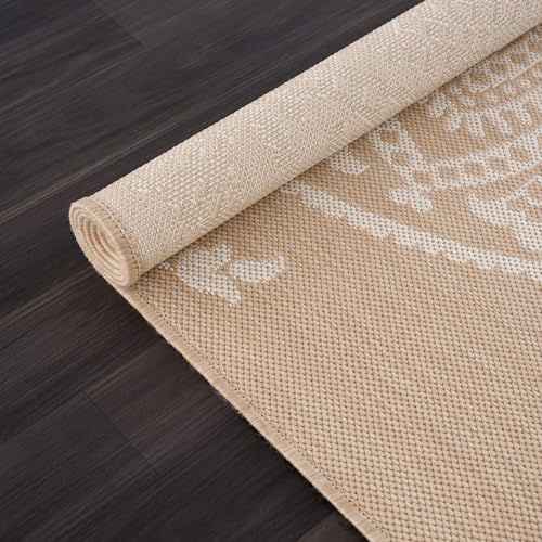 Outdoor Rug 10x14 Modern Area Rugs for Large Indoor and Outdoor Patios and Porches
