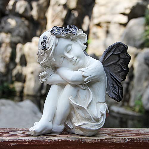 Solar Angel Statue Garden Decor