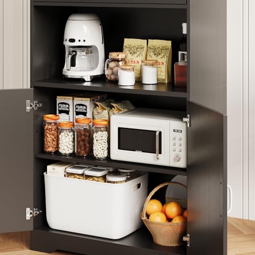 70" Kitchen Pantry Storage Cabinet